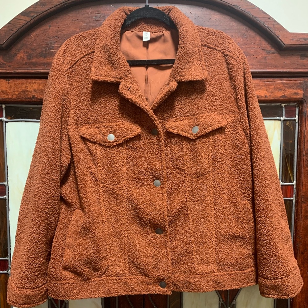 BP Cozy Brown Sherpa Jacket